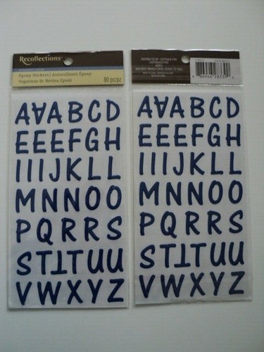 Recollections epoxy alphabet - recollections,