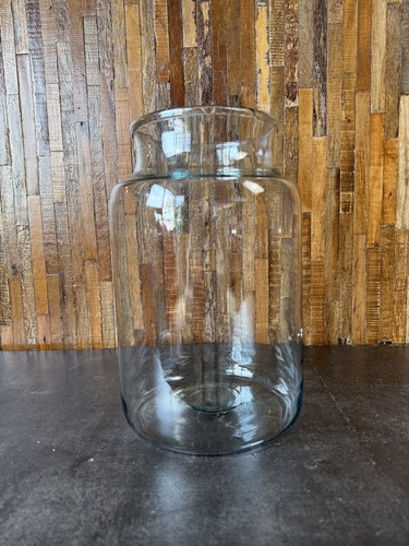 Large clear blown glass - clear,