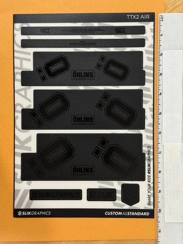 Ohlins sticker decal - , sheet