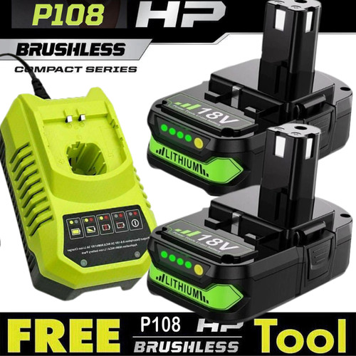 2pack 6ah for - 2pack, ryobi