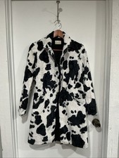 Cache Black White Cow Print
