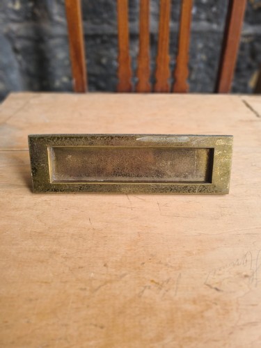 Vintage brass letter - vintage, box/plate