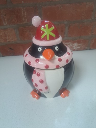 Christmas penguin cookie - christmas,