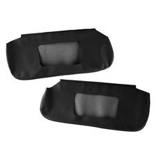 1Pair Black Sun Visor Cover