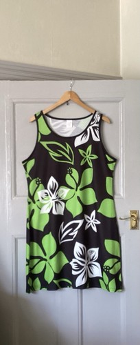 Sleeveless summer sun dress - xl,