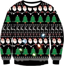 Christmas Jumper LED Light Up