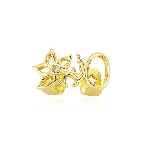 Hollow flower shape - shape, gold
