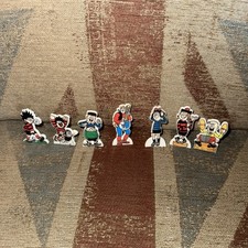 Vintage Toy Plastic Beano Cut-Out Figures Bundle X 7 D.C. Thompson & Co. 1995