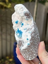 Cavansite Flower on Heulandite