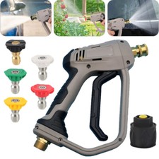 High Pressure Washer Gun w/5 Water Nozzle Tip For karcher K1-K7 Quick Connector