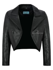 Women Cropped Jacket Open