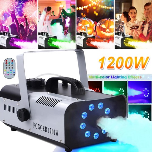 1200w fog machine remote led - fog,