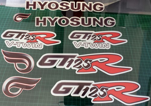 Hyosung gt125r decals - gt125r,