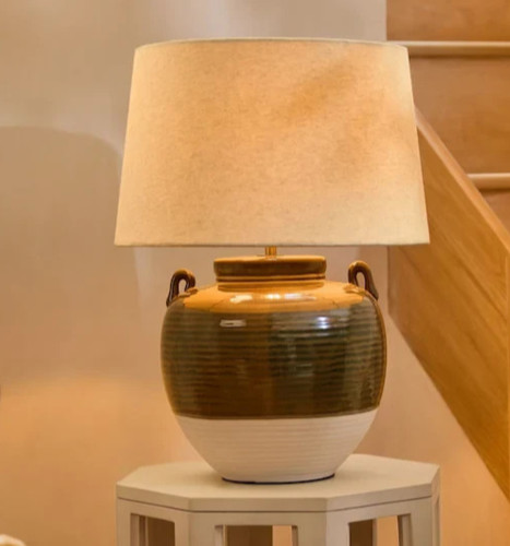 Next brown harlow table lamp - harlow,