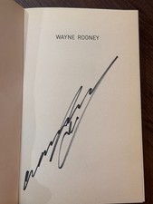 Wayne Rooney Hand Signed My