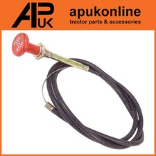 Red Engine Stop Pull Cable for