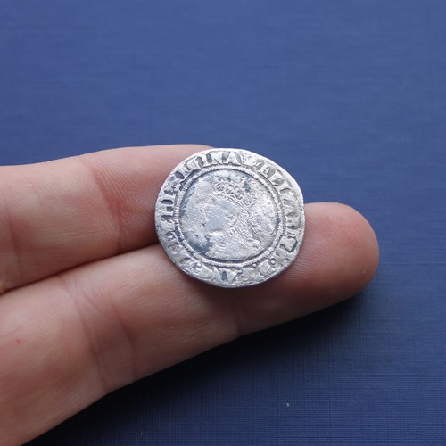 Hammered silver coin elizabeth - hammered,
