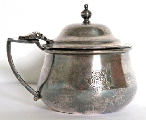 Elkington silver plate mustard - silver,