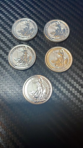Britannia silver coins - oz,