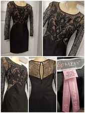 Lipsy Lace and Sequin Fitted Dress
