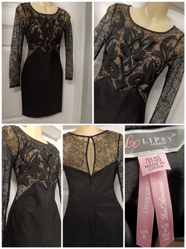 Lipsy lace and - sequin, fitted