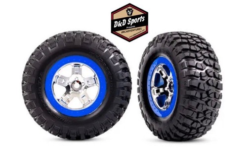 Traxxas 5869a sct chrome blue - traxxas,