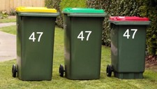 TWO Large SIZE WHEELIE BIN