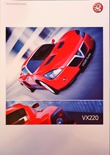 Vauxhall VX220 Brochure 2004