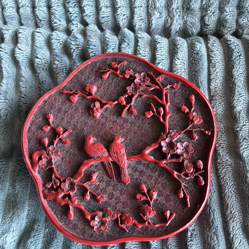 Vintage chinese cinnabar - vintage,