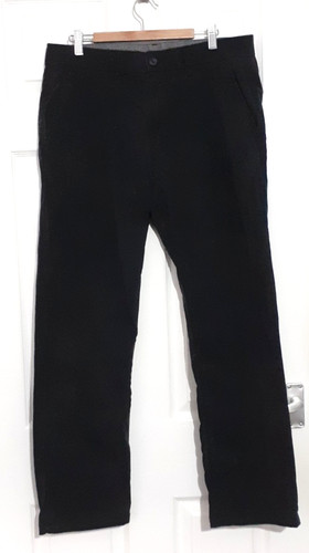 Tesco black chino trousers - f&f,