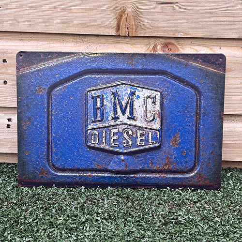 Bmc diesel blue - blue, sign