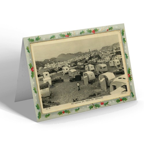 Christmas card vintage wales - christmas,