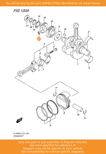 Suzuki spring 09440 07001 oem - 09440-07001,
