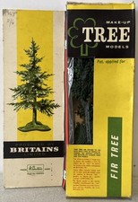 Vintage Britains Tree Series 1809 Fir Tree Floral Garden Within Original Box