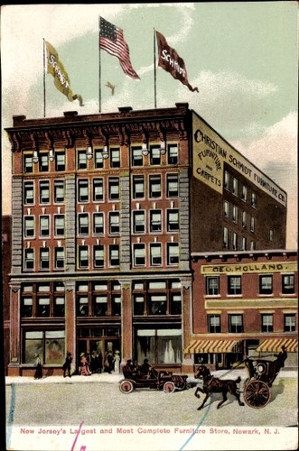 Postcard newark new - new, jersey
