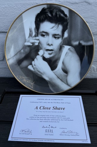 Cliff richard plate danbury - richard, by