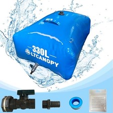 LTCANOPY 100 Gallon Foldable Water Bladder Tanks - Collapsible Soft Drought-Resi