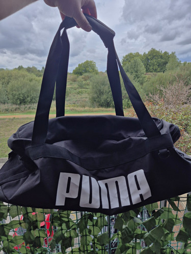 Puma large black holdall - black,