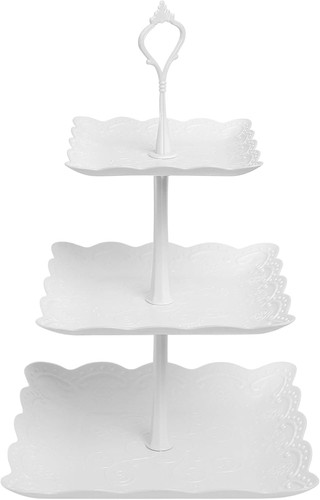 Tier cake stand - 3, white