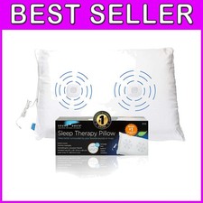 Comfortable Sound Pillow with Ultra-Thin Speakers & Volume Control – 26x20 in.
