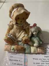 1993 Cherished Teddies Faith 'There's No Bunny Like You' Collectible Figure