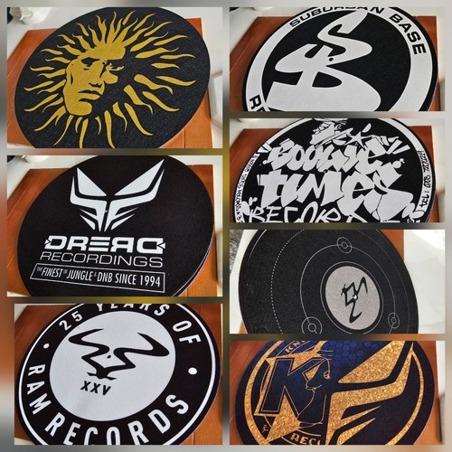 Set seven slipmats - seven, from