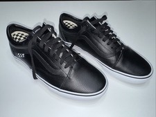 VANS CUSTOM Black Leather OLD