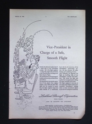 Original 1948 advert lockheed - original,