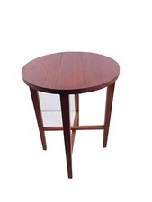 Solid Drop Leaf Gate Leg 1970's Coffee Table Chunky Thick Top FREE UK Delivery