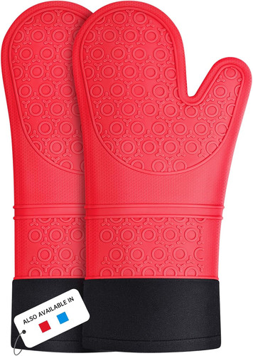 Silicone oven gloves - silicone, heat