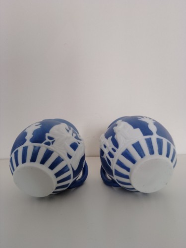 Vintage pair of small blue - ,