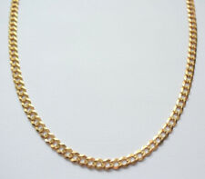Necklace Gold Curb Chain Patterned 9 Carat 18" Men Women Unisex 7.00g