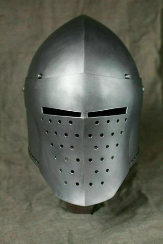 Medieval combat bascinet - medieval,