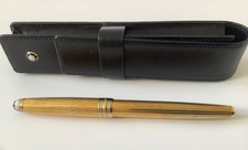 Montblanc Meisterstuck Solid Silver & Vermeil Pinstripe Ballpoint PenMontblanc